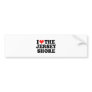 I Love Jersey Shore Bumper Sticker