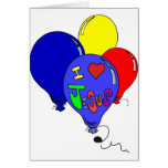 I Love Jesus Balloons Greeting Card