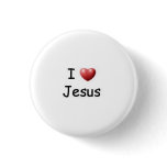 I Love Jesus buttons