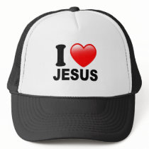 I Love Jesus Trucker Hats