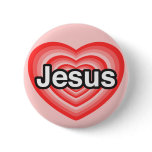 I love Jesus. I love you Jesus. Heart buttons