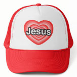 I love Jesus. I love you Jesus. Heart hats