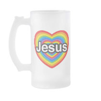 I love Jesus. I love you Jesus. Heart Coffee Mug