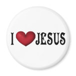 I Love Jesus Magnet