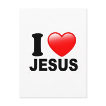 I Love Jesus Postcards