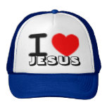 i love JESUS Trucker Hats