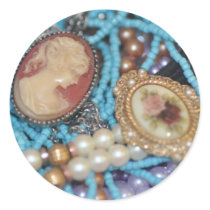 I love Jewellery Round Stickers