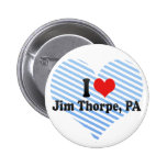 I Love Jim Thorpe, PA Pinback Buttons