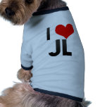 I Love JL pet clothing