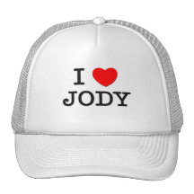 I Love Jody Trucker Hat