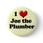 I Love Joe the Plumber Button