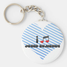 I Love Joged Bumbung Keychain