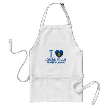I Love Jones Mills, PA Apron