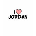 I Love Jordan t-shirts