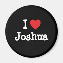 I love Joshua heart T-Shirt Fridge Magnets