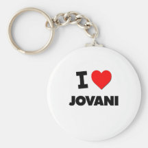 I love Jovani Key Chain