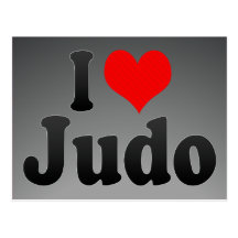 I love Judo Post Card