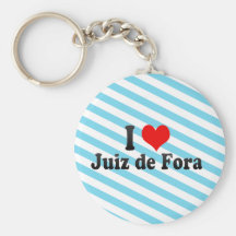 I Love Juiz de Fora, Brazil Key Chain