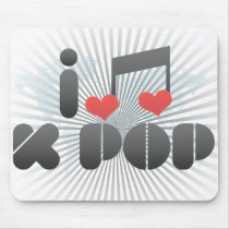 I Love K Pop Mouse Pad