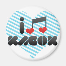 I Love Kagok Fridge Magnets
