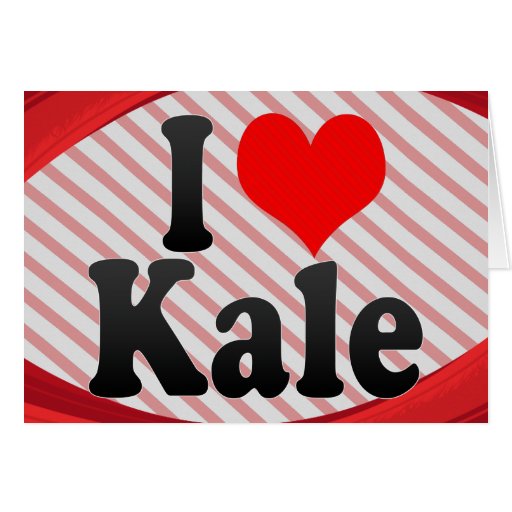 I love Kale Card