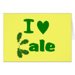 I Love Kale (I Heart Kale) Vegetable/Gardener Greeting Cards