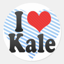 I Love Kale Stickers