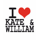 I LOVE KATE AND WILLIAM t-shirts