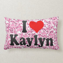 I love Kaylyn Throw Pillows