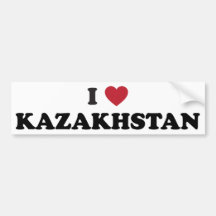 I love Kazakhstan Bumper Sticker