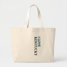 I Love Kentucky Design Canvas Bag