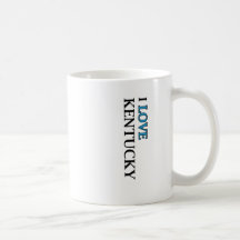 I Love Kentucky Design Coffee Mugs