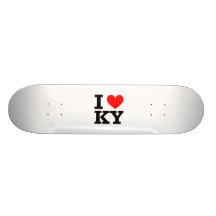 I Love Kentucky Design Custom Skate Board