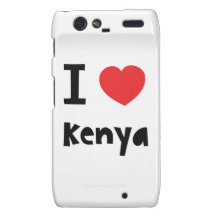 I love Kenya Droid RAZR Cover