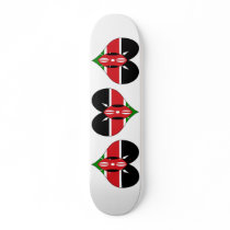 I Love Kenya Skate Deck