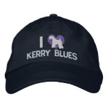 I Love Kerry Blues Embroidered Hat (Blue) embroidered hats
