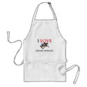 I Love Killer Whales aprons