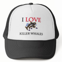 I Love Killer Whales Mesh Hats