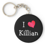 I Love Killian keychains