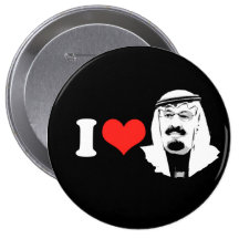 I Love King Abdullah Button
