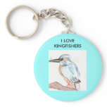 I LOVE KINGFISHERS keychains