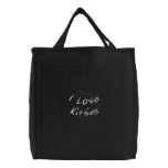 I Love Kitties Embroidered Bag embroidered bags