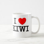 I Love KIWI ( food ) Mugs
