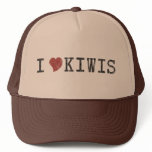 I Love Kiwis Vintage Retro Hat