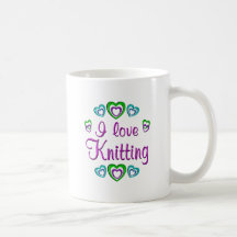 I Love Knitting Mug