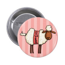 i love knitting pin