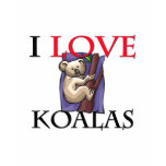 I Love Koalas t-shirts