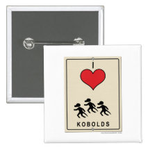 I Love Kobolds Button