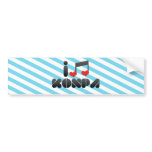 I Love Konpa bumper stickers