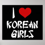I Love Korean Girls posters
